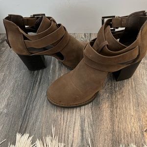 Brown ankle boots